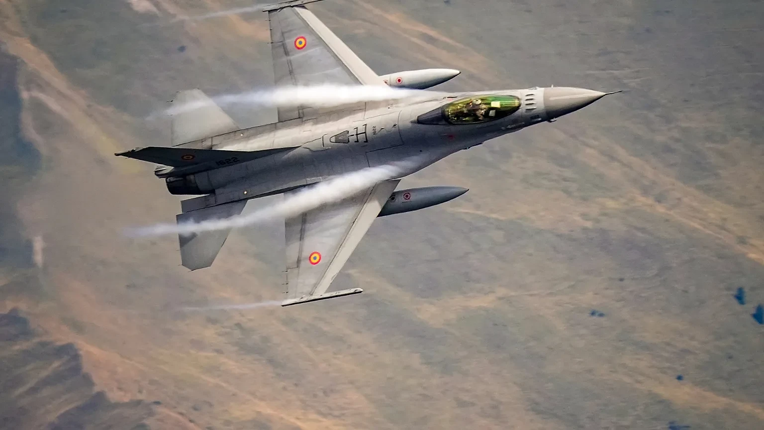 Ռումինական F-16-ը խոցել է երկրի օդային տարածքը խախտած անօդաչու թռչող սարքը