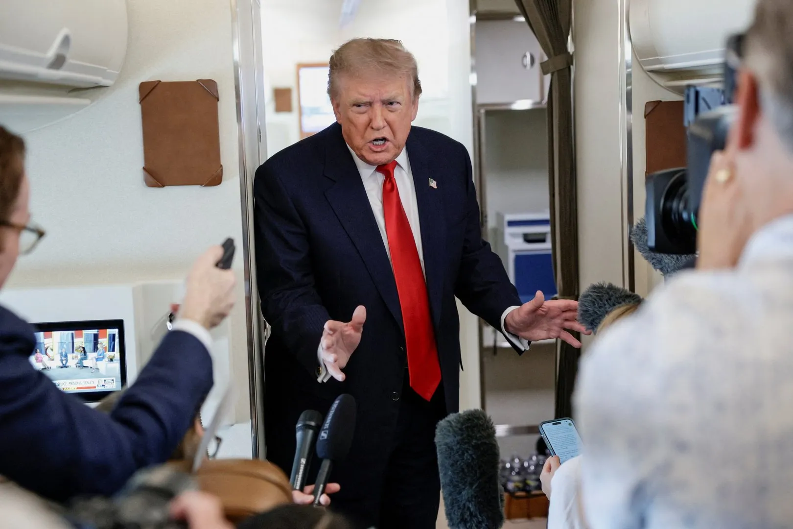 Trump says Iran talks taking place during pause in US military strikes