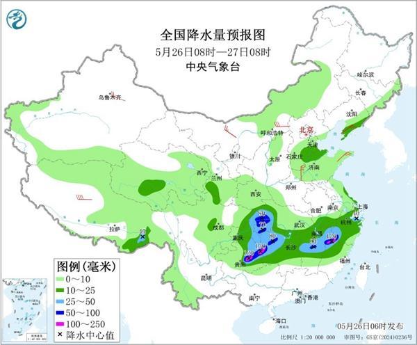 主雨带南压！重庆湖北等地仍有暴雨 南方多地闷热感或贯穿全天