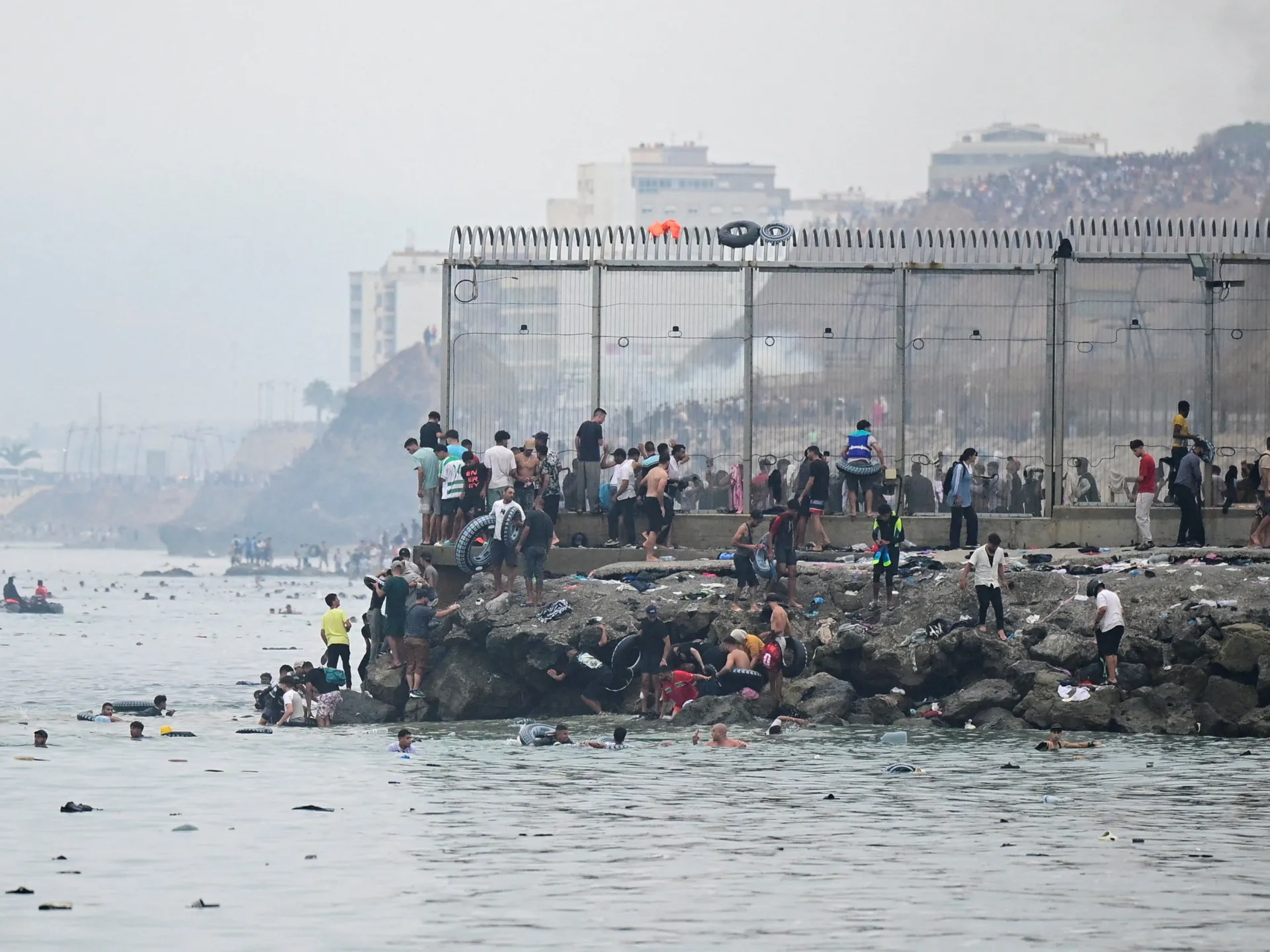 Spain PM to visit Ceuta after 19 migrants die breaching border from Morocco