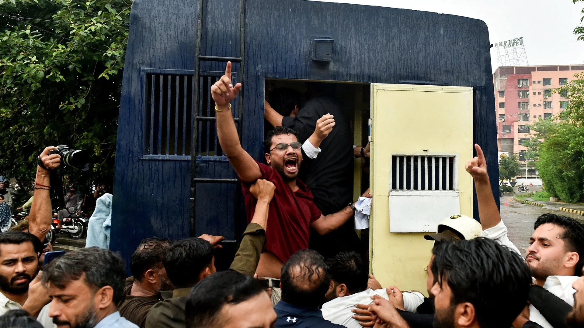 Protesters detained at rally in support of Pakistan-administered Kashmir