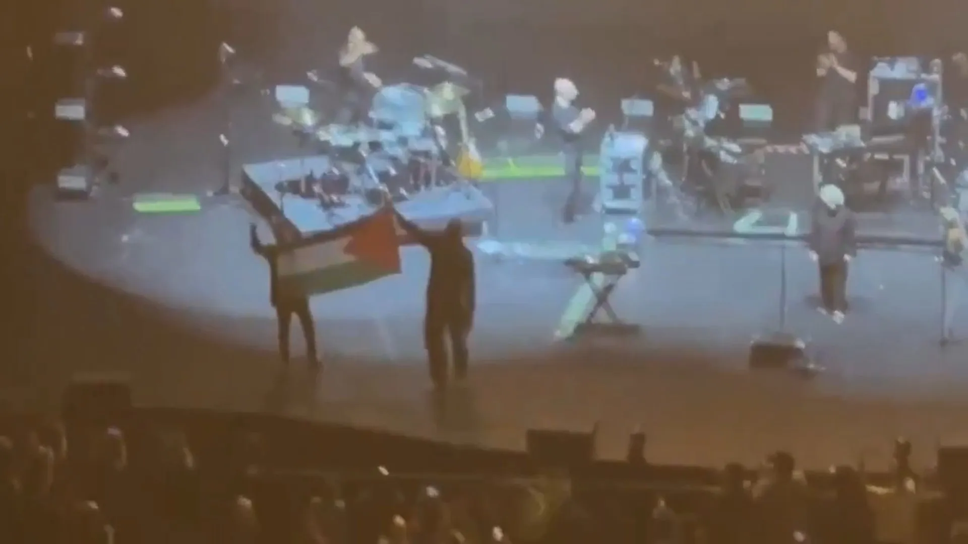 Singapore bans UK band Massive Attack over Palestinian flag